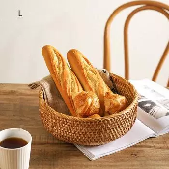 Прямоугольная плетеная корзина из ротанга ручной работы, фруктовый чай, закуска, хлеб, пикник, косметический ящик для хранения, кухонные принадлежности, бытовые инструменты