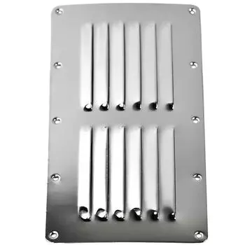 Прямоугольная штампованная решетчатая вентиляционная решетка – прочная нержавеющая сталь 304, простая в установке, 9-1/8 X 4-1/2 дюйма, идеально подходит для лодок, яхт, кораблей и караванов