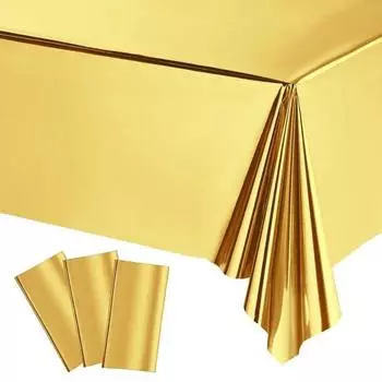 Прямоугольная скатерть для вечеринки, водонепроницаемая крышка для стола, однотонная, устойчивая к разрыву красный