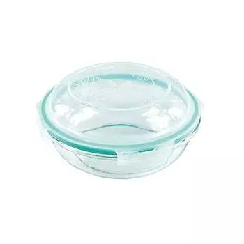 Прямоугольная столовая посуда Lock&Lock Bisfree с герметичной крышкой-замком, 2,7 стакана