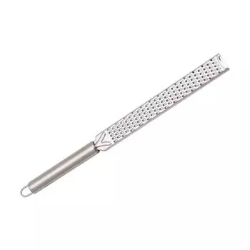 Прямоугольная терка для сыра из нержавеющей стали, подвесная лимонная овощечистка с длинной ручкой, ручная сырорезка, простая в использовании