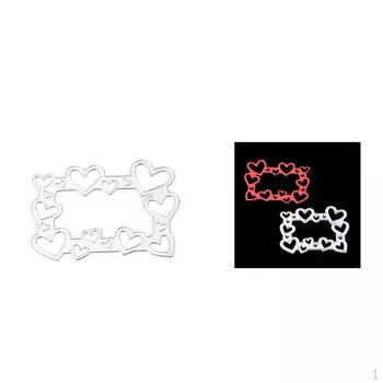 Прямоугольники и металлические режущие штампы, трафарет для DIY альбома, тиснение, бумажные карты, ремесленный шаблон