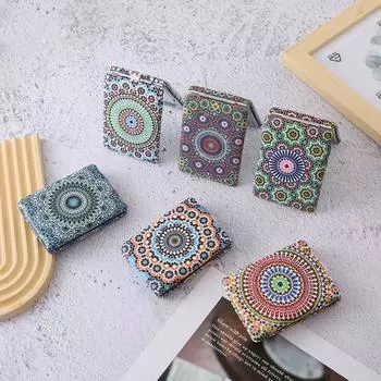 Прямоугольное складное зеркало с высоким разрешением, винтажное косметическое зеркало для детей C