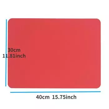 Прямоугольные 30*40 см силиконовые коврики под стол термостойкие нескользящие коврики для стола 30X40CM жёлтый