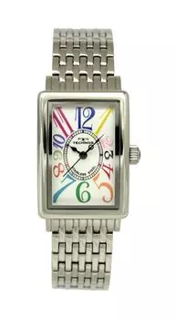 Прямоугольные часы с тремя стрелками T9927SW Silver [Technos] Женские