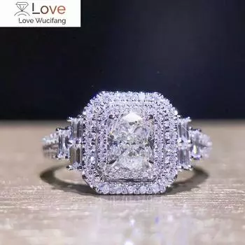 Прямоугольные кольца CZ для женщин, новое креативное женское кольцо на палец, подарок на свадьбу, вечеринку, годовщину 9