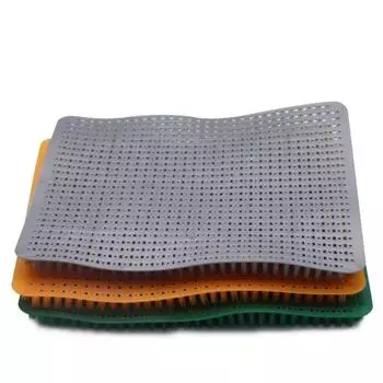 Прямоугольные коврики для гнезда для кур, моющиеся коврики для курятника, подстилки для кур, аксессуары для клеток коричневый