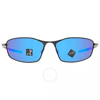 Прямоугольные мужские солнцезащитные очки Oakley Whisker Prizm с сапфировым стеклом OO4141 414114 60