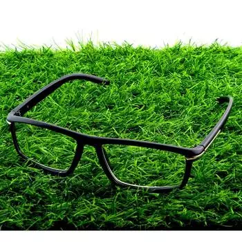 Прямоугольные очки для чтения в простой форме TR90, спортивные черные, против усталости, очки для чтения во всю оправу от +0,75 до +4 +0.75 чёрный