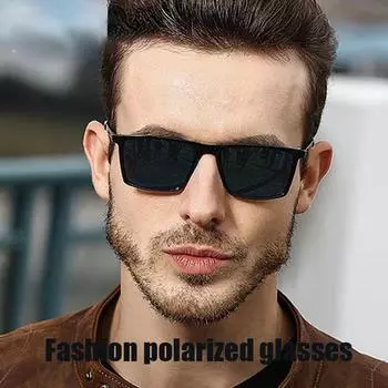 Прямоугольные поляризованные солнцезащитные очки для мужчин, квадратные очки для мужчин и женщин, классические солнцезащитные очки для вождения в квадратной оправе polarized