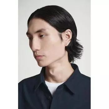 Прямоугольные серьги-гвоздики COS Japan Silver/ONESIZE