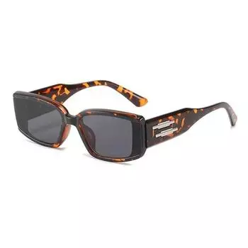 Прямоугольные солнцезащитные очки для женщин и мужчин, овальные винтажные дизайнерские квадратные солнцезащитные очки для женщин, женские очки с антибликовым покрытием