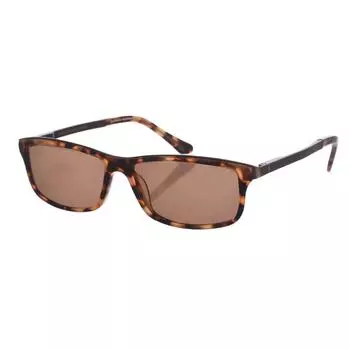 Прямоугольные солнцезащитные очки из ацетата и металла Z430 мужские TU коричневый