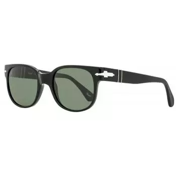Прямоугольные солнцезащитные очки Persol унисекс PO3257S 95 31 Черные, 51 мм 95 31