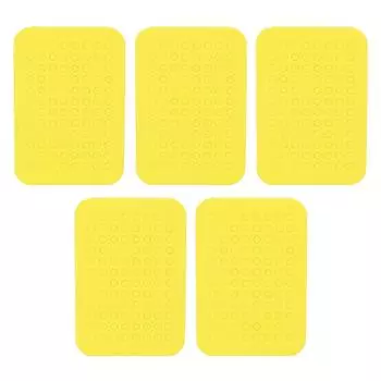 Прямоугольный держатель для пенопластовых пробирок высокой плотности, плавающий пенопластовый центрифужной пробирки для лаборатории, желтый