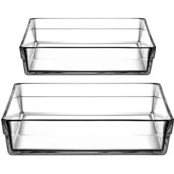 Прямоугольный лоток Premium Pyrex Set 159129 2400CC+4100CC