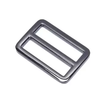 Прямоугольный металлический ремень рюкзака Tri Glide, регулируемая пряжка для сумки, пряжка-слайдер из лямки 1.9cm