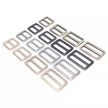 Прямоугольный металлический ремень рюкзака Tri Glide, регулируемая пряжка для сумки, пряжка-слайдер из лямки 2.5cm