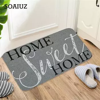 Прямоугольный нескользящий дверной коврик для спальни, кухни, входа, напольный коврик с принтом A