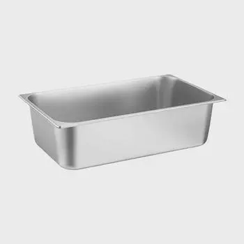 Прямоугольный поднос для шведского стола из нержавеющей стали 304