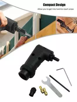 Прямоугольный преобразователь для принадлежностей к инструментам Dremel, вращающиеся инструменты, подходящие для комплекта электрошлифовальной машины Dremel 4000 3000 8200 275 чёрный