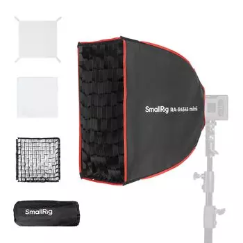 Прямоугольный софтбокс SmallRig быстросъемный софтбокс с сумкой для переноски, совместимый со светодиодным видеосветом SmallRig RC 60B COB для портретной фотографии 4683