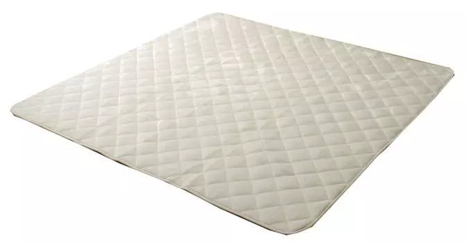Прямоугольный стеганый ковер Ikehiko Kotatsu Futon, простой фланелевый Franc IT, антибактериальный и цвета слоновой кости, 145 x 175 см, ковер 17 Deodorizing прибл.. (Жарко