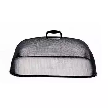 Прямоугольный стол из нержавеющей стали, пыленепроницаемый кухонный инструмент для крышки остатков еды белый