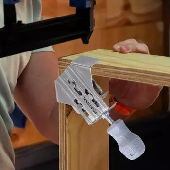 Прямоугольный зажим из нержавеющей стали. Универсальный инструмент для деревообработки, обеспечивающий точную 90-градусную фиксацию. open type clamp