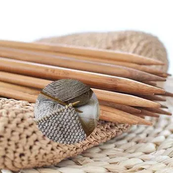 Прямые 25 см, высококачественные популярные аксессуары для шитья своими руками, крючки для вязания крючком, спицы из карбонизированного бамбукового плетения, 4 шт./2 шт./лот, аксессуары 2.0mm/4Pcs