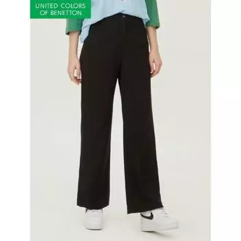 Прямые брюки Benetton Pocket Bapt04341 BK/42