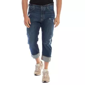 Мужские брюки прямого покроя с отворотами 3Z1J09 27-USA синий