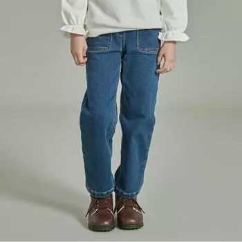 Прямые джинсовые брюки Hedges Kids Earth Weak Fleece Hsw81pd50p Bu Blue/165