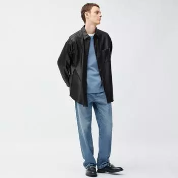 Прямые джинсы GU стандартной длины 76,0см.