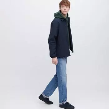 Uniqlo Japan Regular Fit Straight Jeans Long Длина 84 см 66 BLUE/29