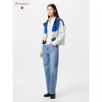Прямые джинсы Uniqlo 63 BLUE/WOMEN 22