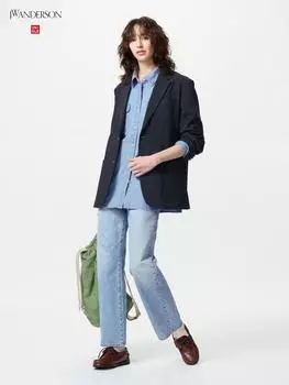 Прямые джинсы Uniqlo 63 BLUE/WOMEN 24