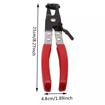 Прямые изогнутые трубчатые зажимы Автомобильные сантехнические зажимы Плоскогубцы Инструменты для технического обслуживания Портативные удобные инструменты straight красный