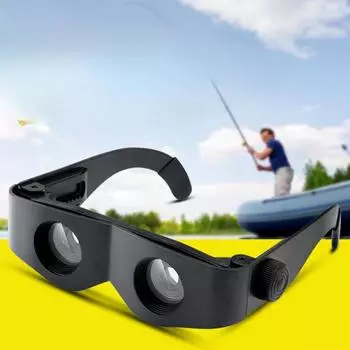 Прямые поставки с фабрики плоских рыболовных биноклей для наблюдения за дрейфом. Специальные очки. Очки высокой четкости с креплением на голове.