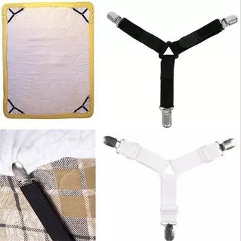 Прямые продажи от производителя, регулируемый зажим для простыни, одеяло, скатерть, чехол для дивана, противоскользящий держатель для простыни Pack of four чёрный