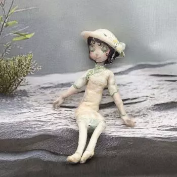 Прямые продажи Пятая личность Садовник Мышь сухая, абстрактная без белого края Кукольная рука и нога Провод можно перемещать 28cm