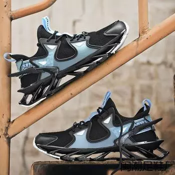 Прямые продажи с фабрики 2025 осень новые кроссовки мужские повседневные туфли дышащие плетеные спортивные туфли blade мужские туфли tide 39 белый