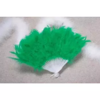 Прямые продажи с фабрики, белые женские сложенные веера с турецкими перьями, вееры ручной работы для танцевальной свадьбы белый