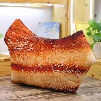 Прямые продажи Забавная подушка-игрушка в виде свиной грудинки, имитация тушеной свинины, игрушка-пародия, украшение для отеля 15cm0.04kg