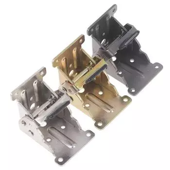 Прямые самоблокирующиеся петли для складных ножек стола золотой