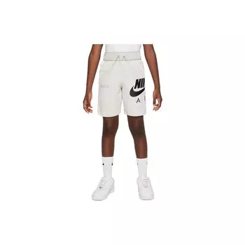 Прямые шорты с логотипом Nike Брюки для мальчиков Светло-серые DM8086-012 S