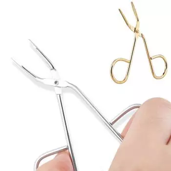 Прямые заостренные локтевые щипцы для бровей, зажимы, ножницы, пинцет, профессиональный инструмент для выщипывания волосков, инструменты для макияжа и красоты Tilted