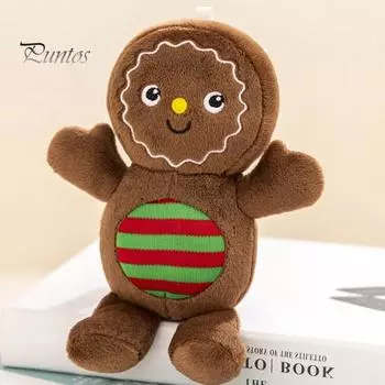 Пряничный человечек плюшевая кукла подушка мягкая милая рождественская декоративная подушка для дома диван кровать весело праздничное украшение для вечеринки подарок E