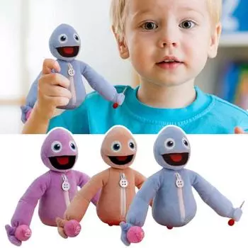 Прятки Мягкая игрушка для детей Интерактивная творческая игра Поощряет социальное взаимодействие День рождения фиолетовый