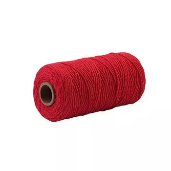 Пряжа DYI Macrame 3 мм x 100 м Декоративная хлопчатобумажная основа для вязания поделок